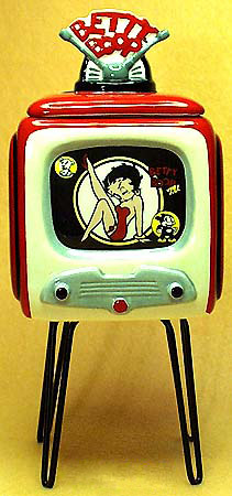 Betty Boop Ceramic TV Box