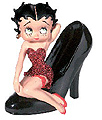 Betty Boop Stepping Out Shoe Figurine