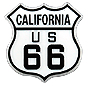California Route 66 Magnet, Rubber