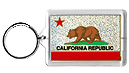 California State Flag Acrylic Key Chain