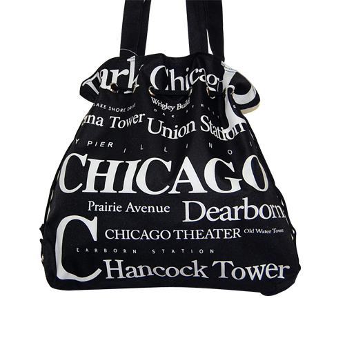 Chicago Canvas Tote Bag with Top Zipper, 14.5H, photo-1