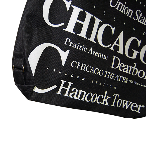 Chicago Canvas Tote Bag with Top Zipper, 14.5H, photo-2