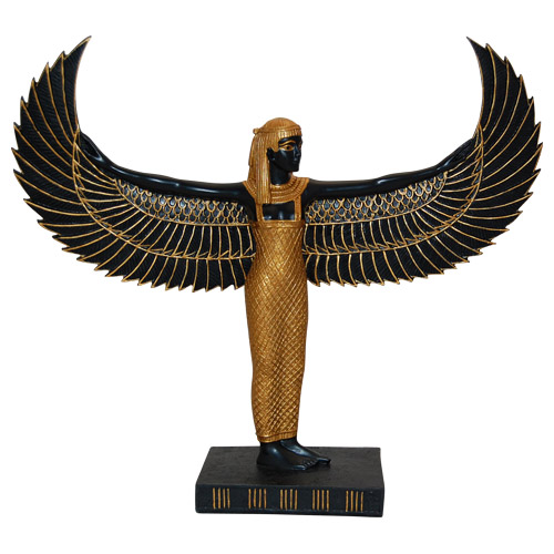 Egyptian Standing Isis Statue, 9H