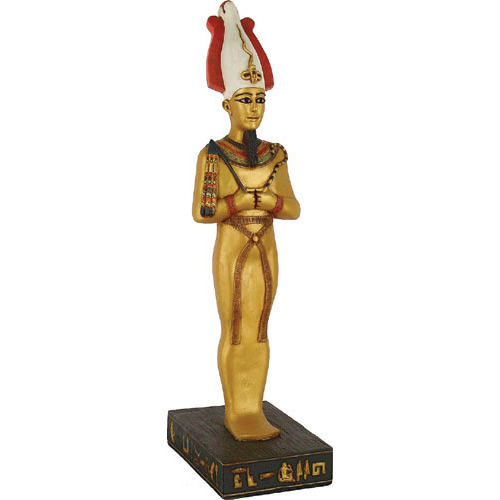 Osiris Egyptian Resurrection God Statue, 13.75H