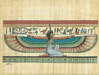 Isis, Goddess of Kingship, 9x12 Papyrus Painting