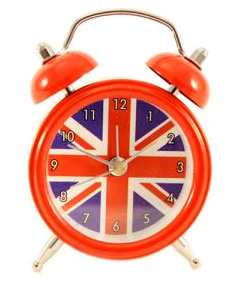Union Jack Mini Alarm Table Clock - 3H