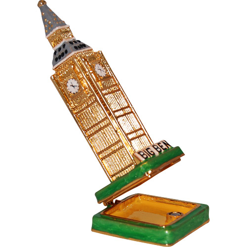 London Big Ben Enamel Jeweled Trinket Box, photo-1