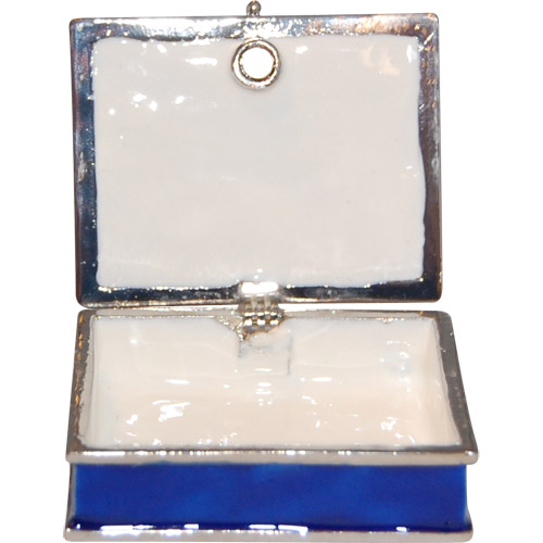 British Union Jack Enamel Jeweled Trinket Box, photo-1