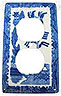 Blue Willow Ware - 2 Electric Switches Cover