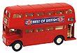 Pull Back Die Cast London Bus, 4.5L