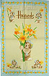 Harrods Tea Towel, Daffodil Teddies