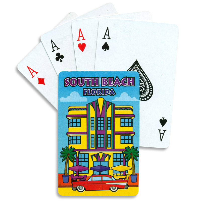 South Beach, Florida Playing Cards