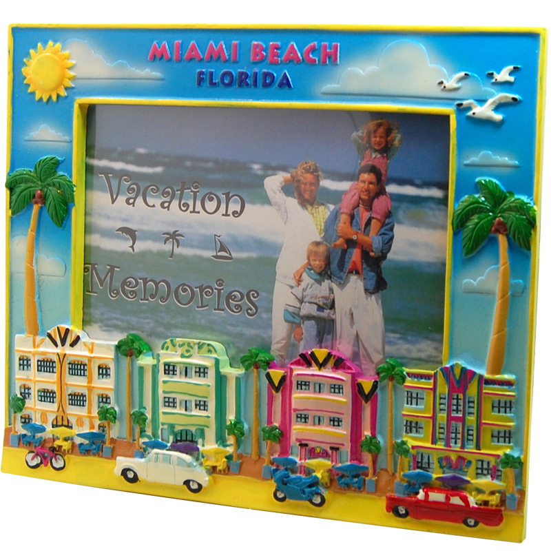 Miami Beach, Florida Souvenir Photo Frame