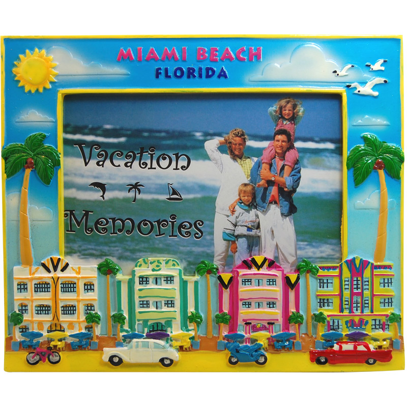 Miami Beach, Florida Souvenir Photo Frame, photo-1