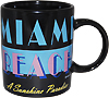 Miami Beach Black Mug