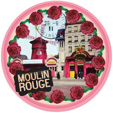 Moulin Rouge, Vintage Photo-Like Magnet