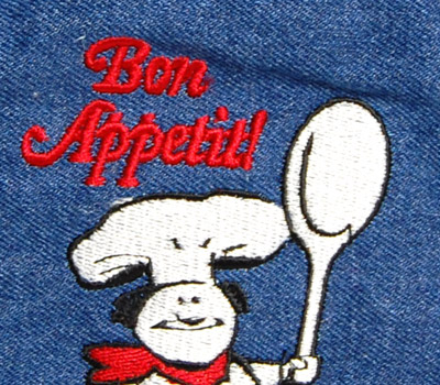 Bon Appetit! Kitchen Mitten - Demin, photo-1