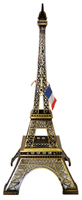 16 Eiffel Tower Replica, Antique Gold