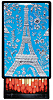 Blue Eiffel Tower Little Lacquer Slide Box