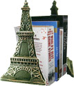 Eiffel Tower Bookends, Metal, 9H - Set of 2