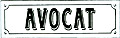 French Enamel Sign, Avocat