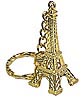 Eiffel Tower Miniature Replica, Gold Color Key Chain