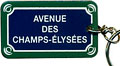 Paris Street Sign Keychain, Avenue Des Champs-Elysees