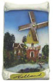 Holland Windmill Scene, Fridge Magnet