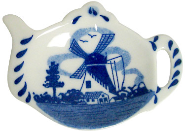 Delft Blue - Windmill Tea Bag Tidy