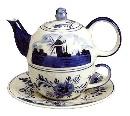 Delft Blue - Windmill Tea for one