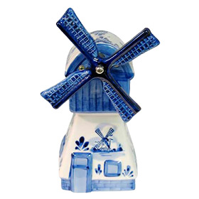 Delft Blue Windmill