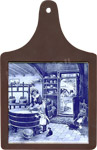 Cheeseboard w/ Delft-Blue Tile - Cheesemaker