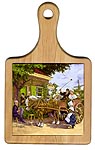 Ceramic Cheeseboard, Dutch Color Tiles