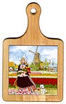 Ceramic Cheeseboard, Dutch Color Tiles