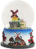 Dutch Windmill Snow Globe, 3.5H
