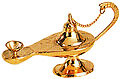 Brass Oil Lamp, 5.50