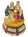 Nativity Scene with The Three Wise Men - Porcelain Trinket Box