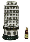 Tower of Pisa Miniature Trinket Box - 3.5H