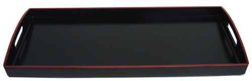 Japanese Long Rectangular Tray w/ Handles, 17.5x 8