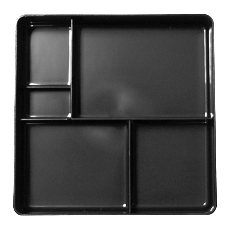 Japanese Bento Box with Built-In Compartment, 8 Square, photo-1