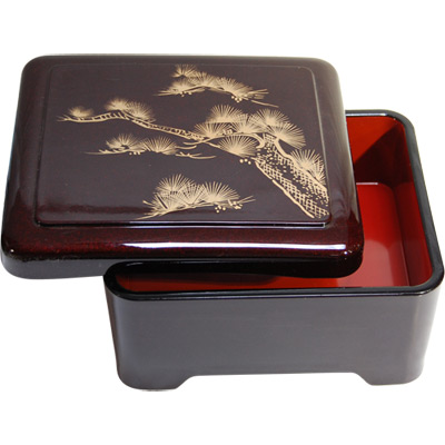 Bento Box with Lid - Pine Tree , 6.5x5.5