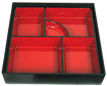 Lunch Box, Square Bento Box with Cover, 9 SQ, photo-1