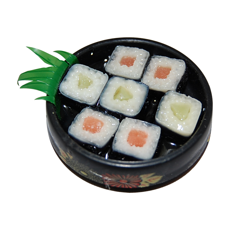 Round Sushi Magnet- Plate Two