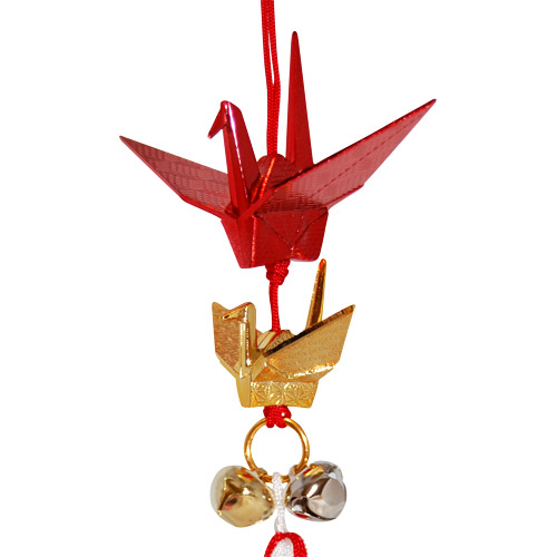 Cranes, Japanese Lucky Charm - Red & Assorted