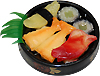 Round Sushi Magnet- Plate One