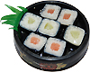 Round Sushi Magnet- Plate Two