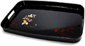 Japanese Rectangular Lacquer Tray with Handles - Strawberries, 19L