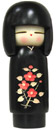 Kokeshi Doll, Girl in Formal Kimono, 5.5