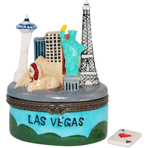 Las Vegas City View Trinket Box
