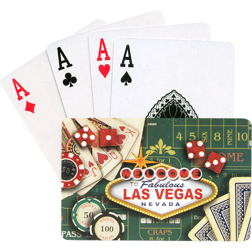 Las Vegas Playing Cards, Green Retro